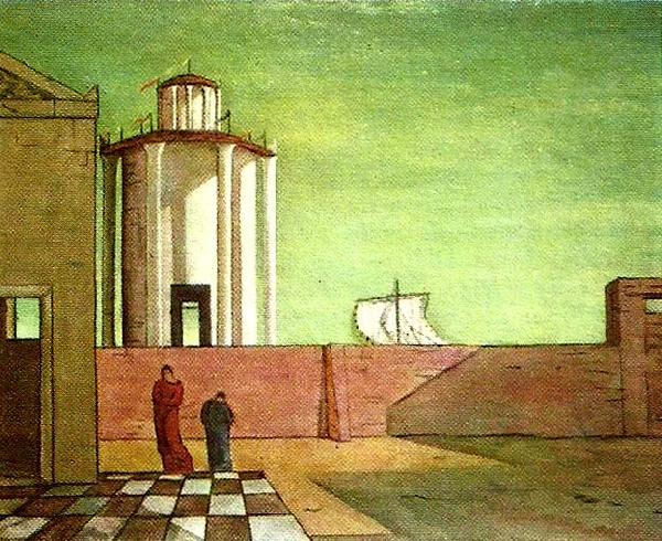 ankomstens gata, giorgio de chirico